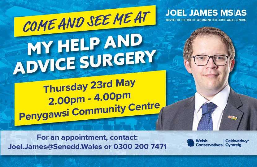 Joel James MS Advice Surgery poster 
