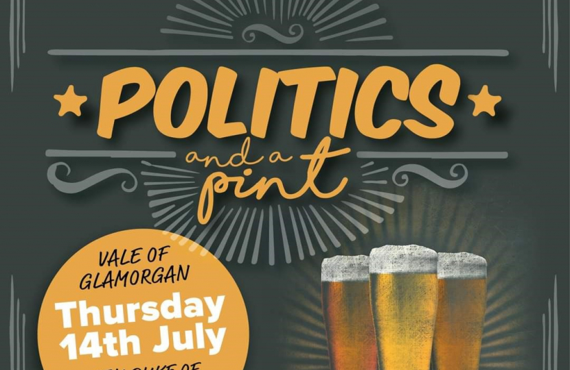 Politics and a Pint Poster 