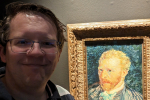 Joel James MS with Vincent van Gogh Artwork. 