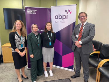 Joel meeting with representatives of ABPI in Cardiff